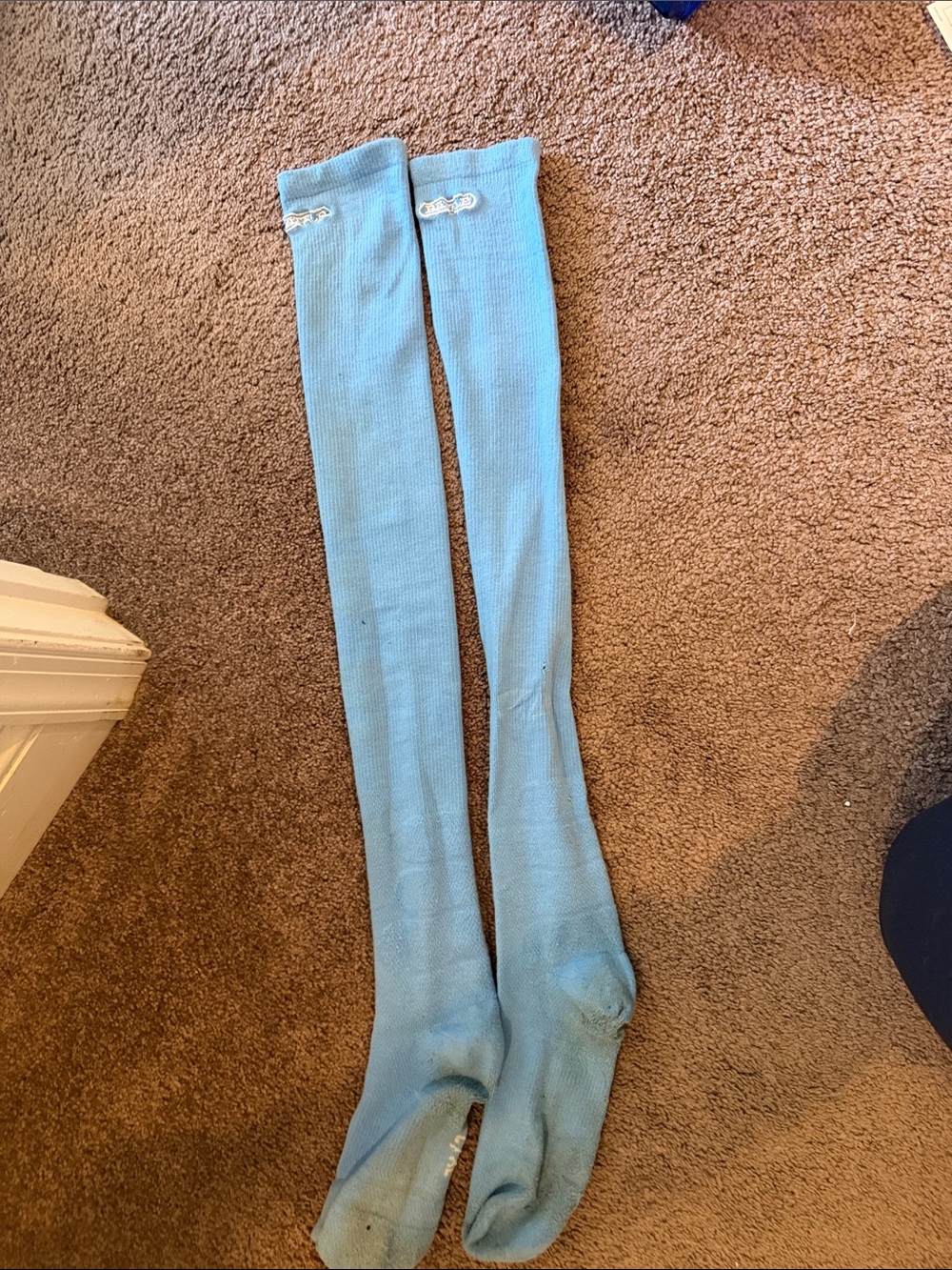 Battle football socks . Light Blue L/XL